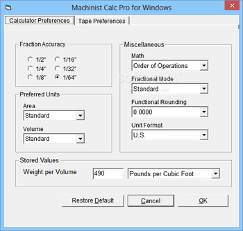 Machinist Calc Pro for Windows screenshot 5