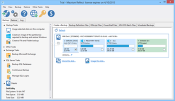 Macrium Reflect Server Plus Edition screenshot