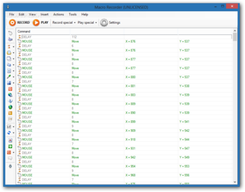 Macro Recorder screenshot