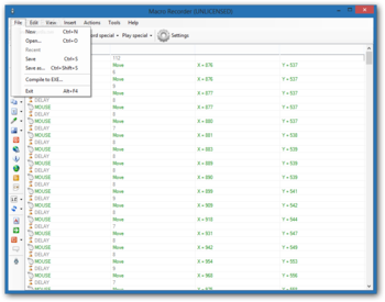 Macro Recorder screenshot 2