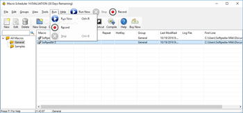 Macro Scheduler screenshot 7