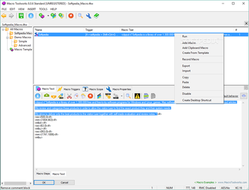 Macro ToolWorks Standard Edition screenshot 2