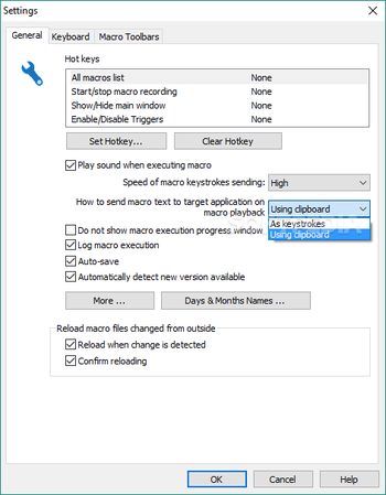 Macro ToolWorks Standard Edition screenshot 21