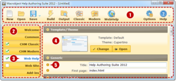 Macrobject Help Authoring Suite 2012 screenshot