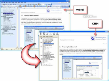Macrobject Word-2-CHM Professional 2009 screenshot 2