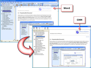 Macrobject Word-2-CHM Professional 2009 screenshot 3
