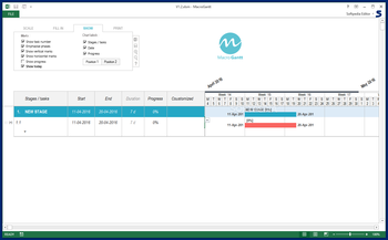 MacroGantt screenshot 3