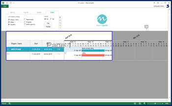 MacroGantt screenshot 4