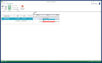 MacroGantt screenshot 5