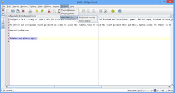 MacroManager for jEdit screenshot