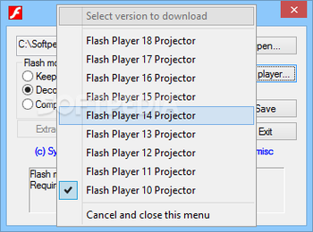 Macromedia/Adobe Flash Tool screenshot 2