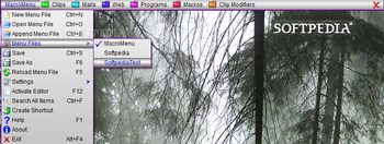 MacroMenu screenshot