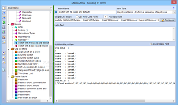 MacroMenu screenshot 12