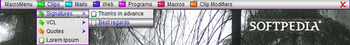MacroMenu screenshot 2