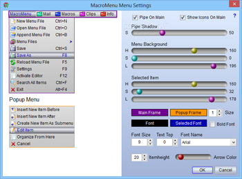 MacroMenu screenshot 8