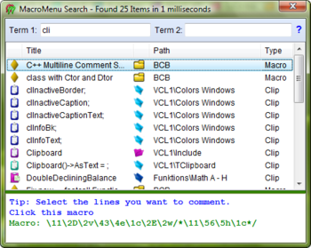 MacroMenu screenshot 8