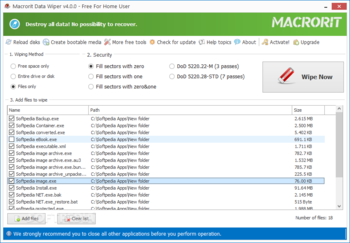 Macrorit Data Wiper screenshot 2