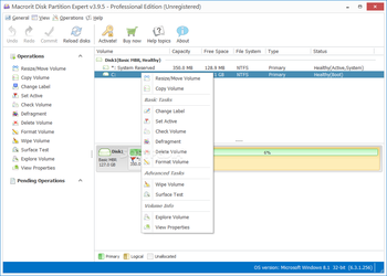 Macrorit Disk Partition Expert Professional Edition Portable screenshot