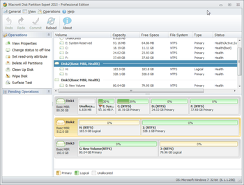 Macrorit Disk Partition Expert Server Edition screenshot