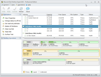 Macrorit Partition Expert Home Edition screenshot