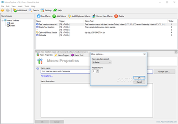 MacroToolbar Free Edition screenshot 2
