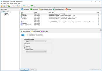 MacroToolbar Free Edition screenshot 3