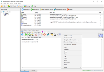 MacroToolbar Free Edition screenshot 4