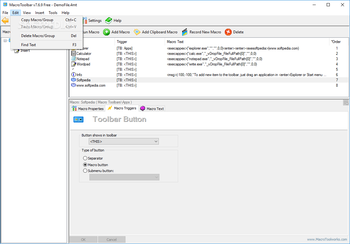 MacroToolbar Free Edition screenshot 6