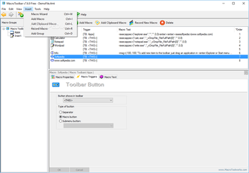 MacroToolbar Free Edition screenshot 7