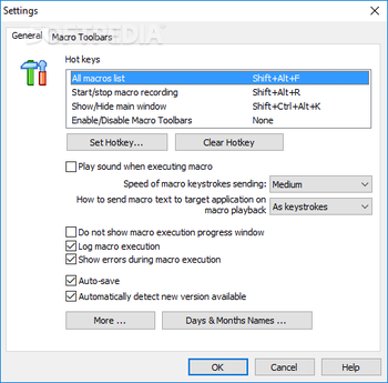 MacroToolbar Free Edition screenshot 8