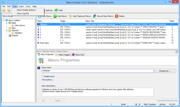 MacroToolbar Standard Edition screenshot 4