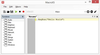 MacroX5 screenshot
