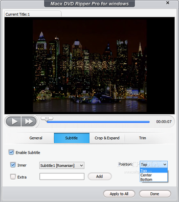 MacX DVD Ripper Pro for Windows screenshot 3