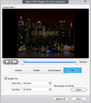 MacX DVD Ripper Pro for Windows screenshot 5
