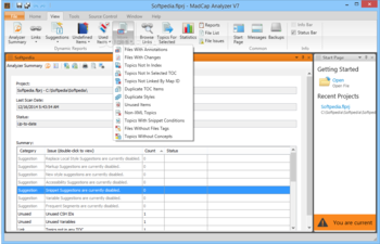 MadCap Analyzer screenshot 6