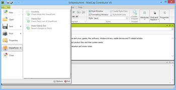 MadCap Contributor (formerly MadCap X-Edit) screenshot 8
