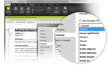 MadCap Contributor screenshot 2