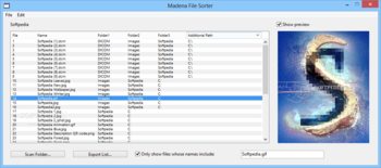 Madena File Sorter screenshot