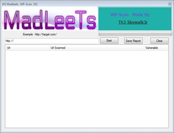 MadLeets WPscan screenshot