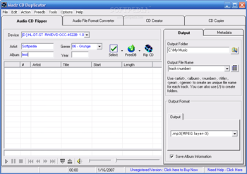 Madz CD Duplicator screenshot