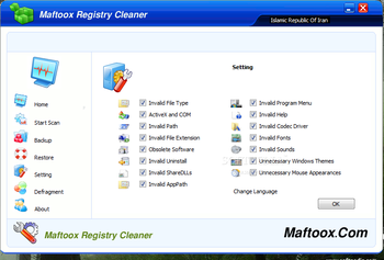 Maftoox Registry Cleaner screenshot 4