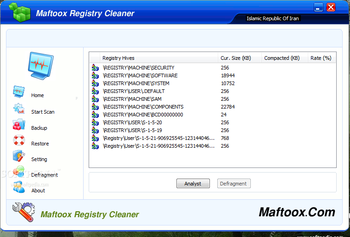 Maftoox Registry Cleaner screenshot 5