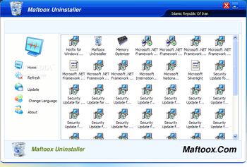 Maftoox Uninstaller screenshot