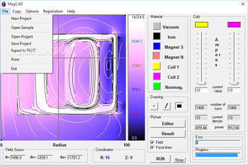 MagCAD screenshot 2