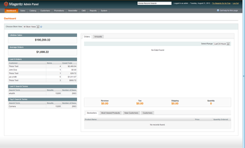 Magento screenshot