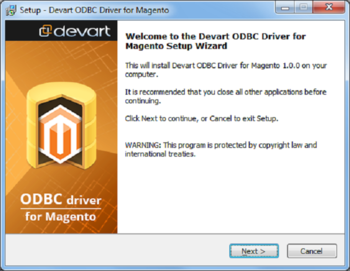 Magento ODBC Driver (32/64 bit) screenshot