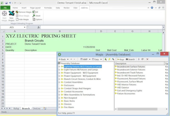 Magia Electrical Estimating screenshot 2