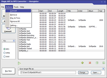 Magic APE FLAC to MP3 Converter screenshot 2