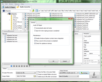 Magic Audio Converter and CD Ripper screenshot 4