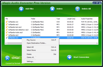 Magic Audio Converter screenshot